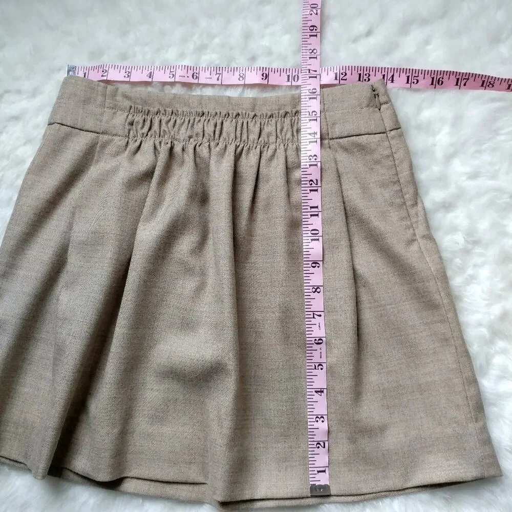 J. Crew Wool-Blend Mini Skirt Size 0